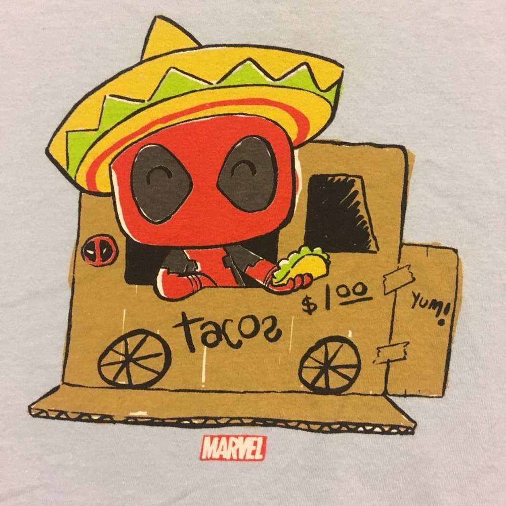 💚Dead Pool Taco Graphic Tee Shirt